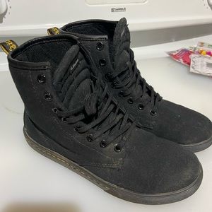 Canvas doc martens